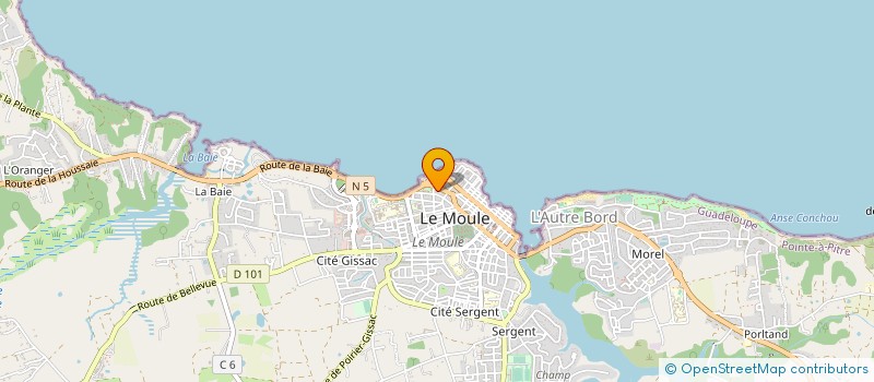 localisation de l'entreprise LOCA TP à LE MOULE