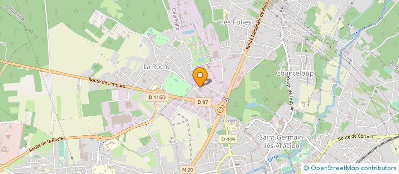 localisation de l'entreprise LOCA-TRANCH à ARPAJON