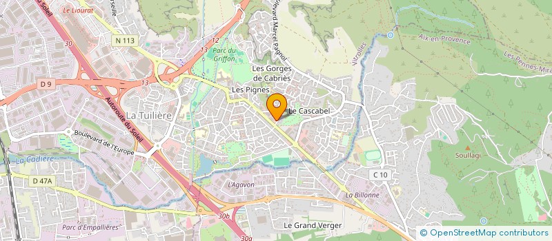 localisation de l'entreprise LOCA V3 à VITROLLES