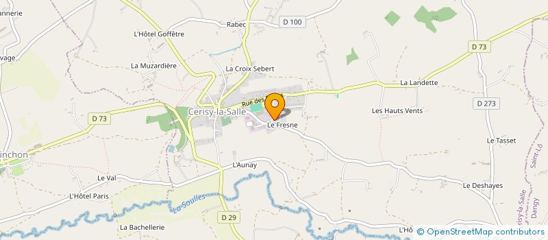 localisation de l'entreprise LOCA VL  CERISY-LA-SALLE