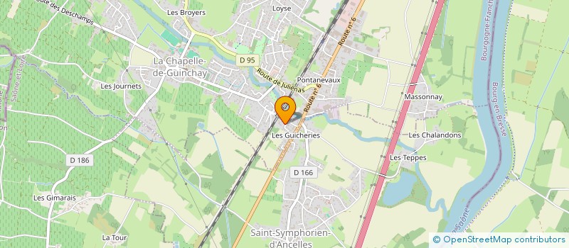 localisation de l'entreprise LOCA2  LA CHAPELLE-DE-GUINCHAY