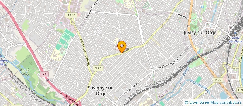 localisation de l'entreprise LOCAANCE à SAVIGNY-SUR-ORGE