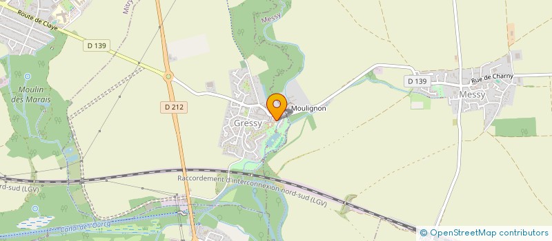 localisation de l'entreprise LOCAB  GRESSY