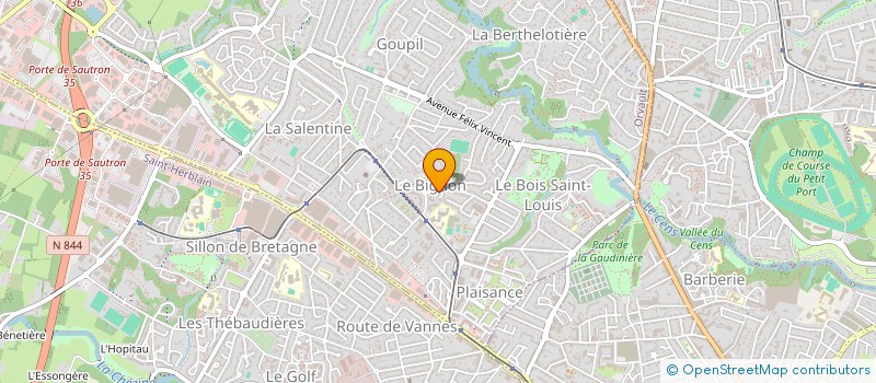 localisation de l'entreprise LOCAB165 à ORVAULT