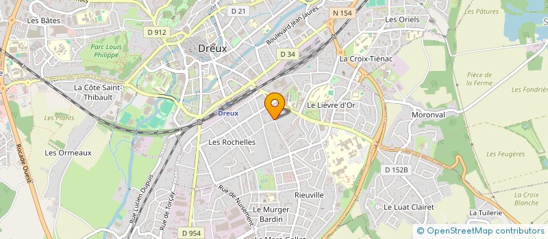 localisation de l'entreprise LOCABAIL à DREUX