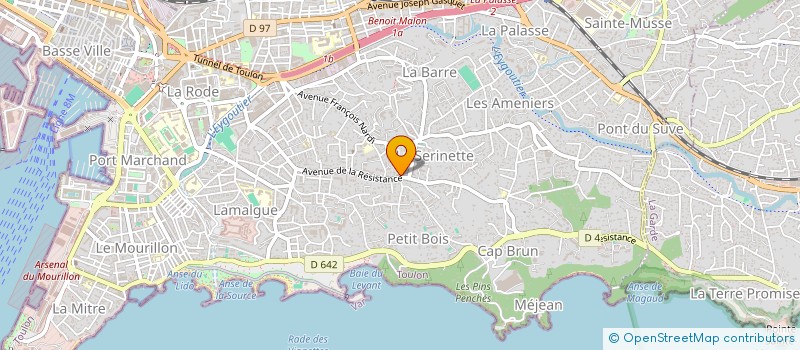 localisation de l'entreprise LOCABARTH  TOULON