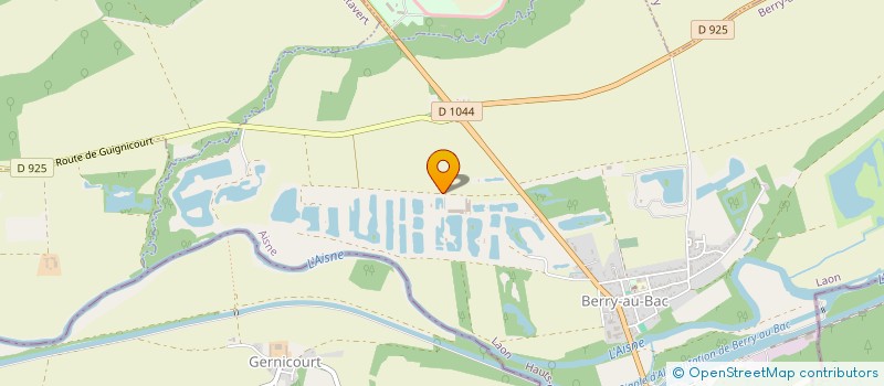 localisation de l'entreprise LOCABAT à BERRY-AU-BAC