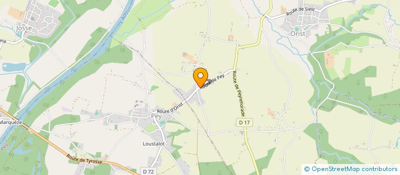 localisation de l'entreprise LOCABAT MOTHES  ORIST