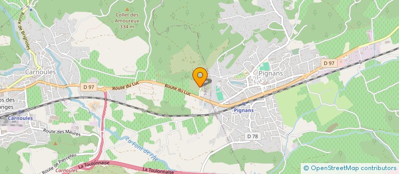 localisation de l'entreprise LOCABENNES SUD EST ENVIRONNEMENT  CARNOULES