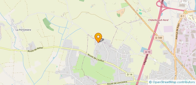 localisation de l'entreprise LOCABI  CHATELLERAULT