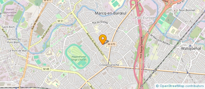 localisation de l'entreprise LOCABIC 1S à BOIS-COLOMBES