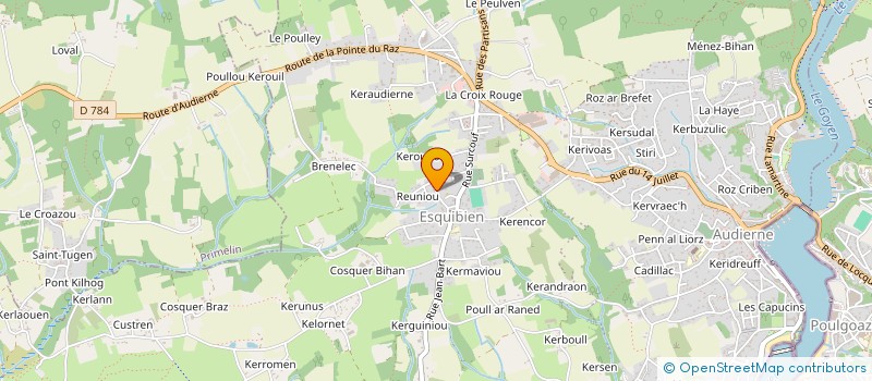 localisation de l'entreprise LOCABIKE  AUDIERNE