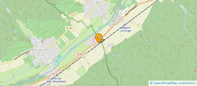 localisation de l'entreprise LOCABIKE & GO  WIHR-AU-VAL