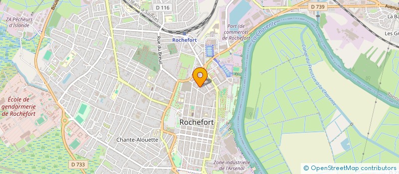 localisation de l'entreprise LOCABLAN  ROCHEFORT