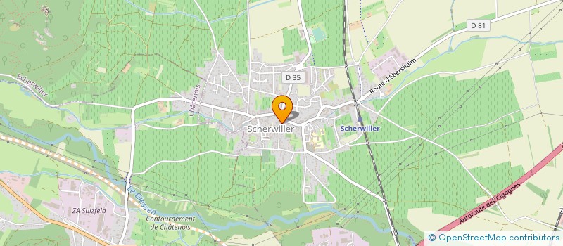 localisation de l'entreprise LOCABLANC à SCHERWILLER