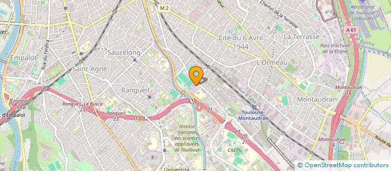 localisation de l'entreprise LOCABNB à TOULOUSE