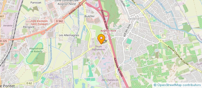 localisation de l'entreprise LOCABOIS  VEDENE