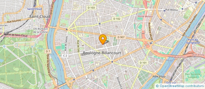 localisation de l'entreprise LOCABOND à BOULOGNE-BILLANCOURT