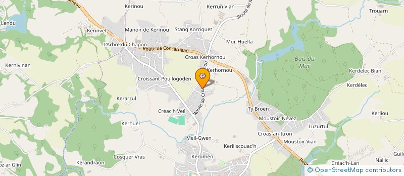 localisation de l'entreprise LOCABOX FOUESNANT G.H.M.  ST EVARZEC