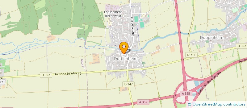 localisation de l'entreprise LOCABRUCHE à DUTTLENHEIM