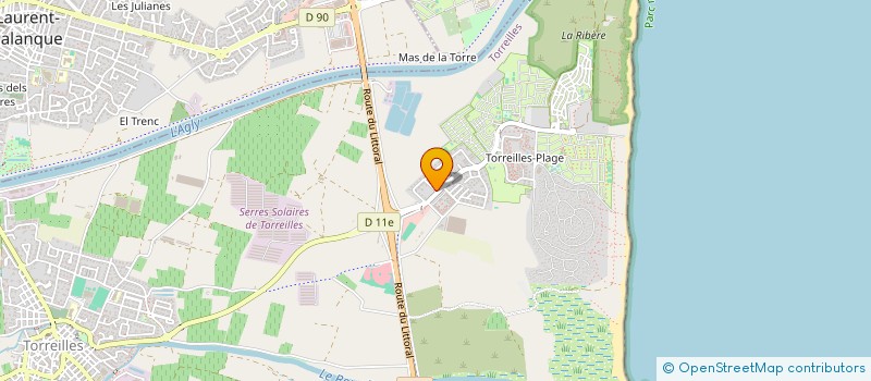 localisation de l'entreprise LOCAC  TORREILLES