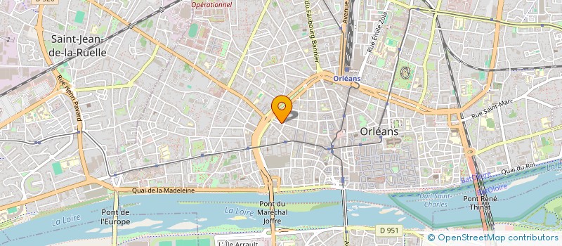 localisation de l'entreprise LOCACENTRE à ORLEANS