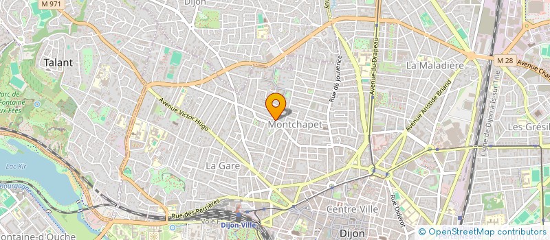 localisation de l'entreprise LOCACENTRE à DIJON