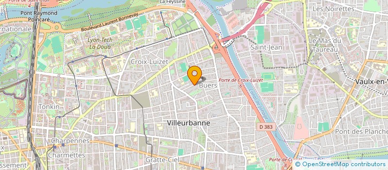 localisation de l'entreprise LOCACHAMBRE  VILLEURBANNE