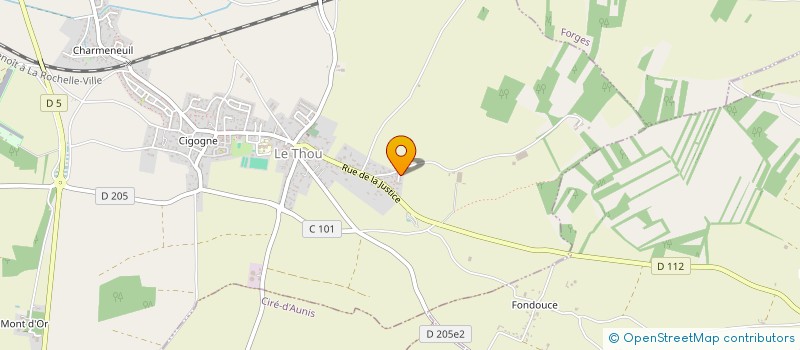 localisation de l'entreprise LOCACHANT  LE THOU