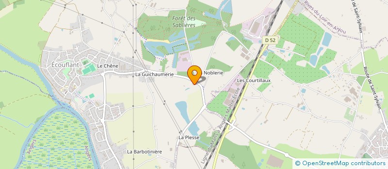 localisation de l'entreprise LOCACOM  ECOUFLANT