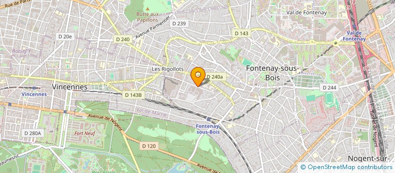 localisation de l'entreprise LOCACOPY à FONTENAY-SOUS-BOIS