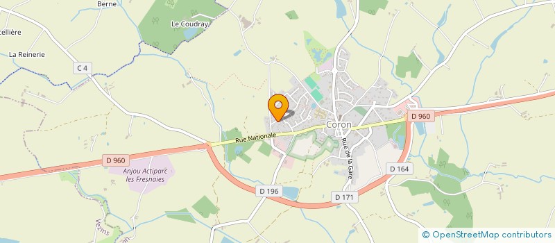 localisation de l'entreprise LOCACORON  CORON