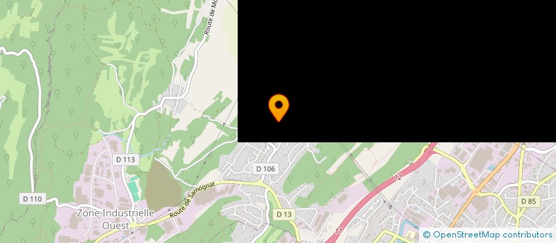 localisation de l'entreprise LOCACRIS à OYONNAX