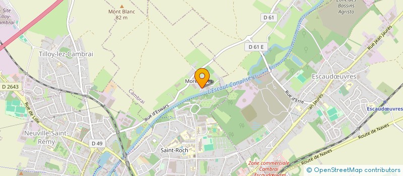 localisation de l'entreprise LOCACYM à CAMBRAI