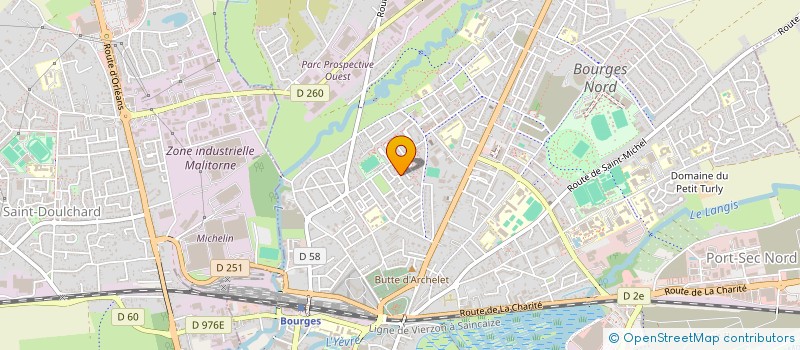 localisation de l'entreprise LOCAD'ILES SERVICES  BOURGES