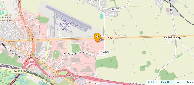 localisation de l'entreprise LOCADD  GLISY