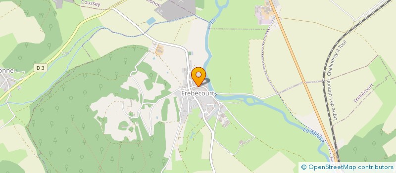 localisation de l'entreprise LOCADEL  COUSSEY