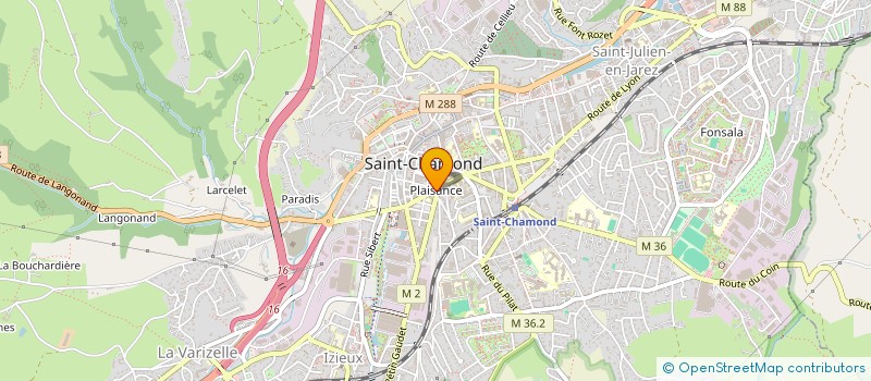 localisation de l'entreprise LOCADEM à SAINT-CHAMOND