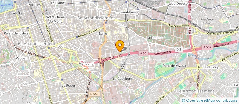 localisation de l'entreprise LOCADEP à MARSEILLE