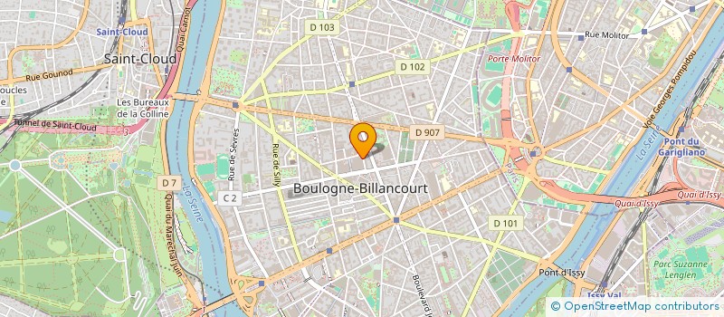 localisation de l'entreprise LOCADI à BOULOGNE-BILLANCOURT