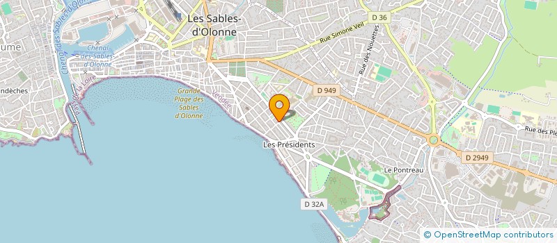 localisation de l'entreprise LOCADIC à LES SABLES D'OLONNE