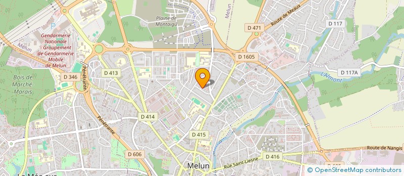 localisation de l'entreprise LOCADIS à MELUN