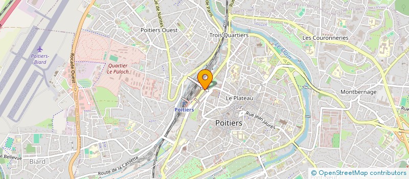 localisation de l'entreprise LOCADOC à POITIERS