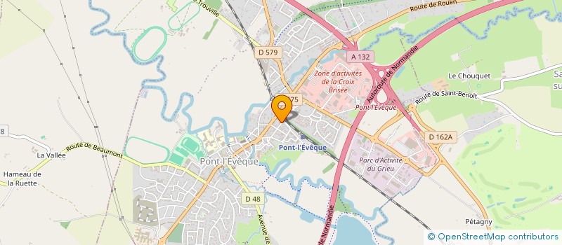 localisation de l'entreprise LOCADOMEL  PONT-L'EVEQUE