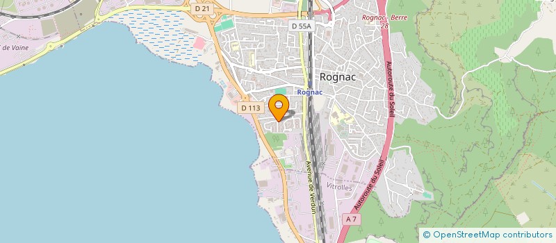 localisation de l'entreprise LOCADY  ROGNAC