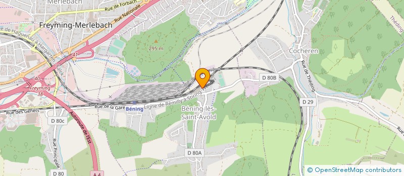 localisation de l'entreprise LOCAFER  BENING-LES-SAINT-AVOLD