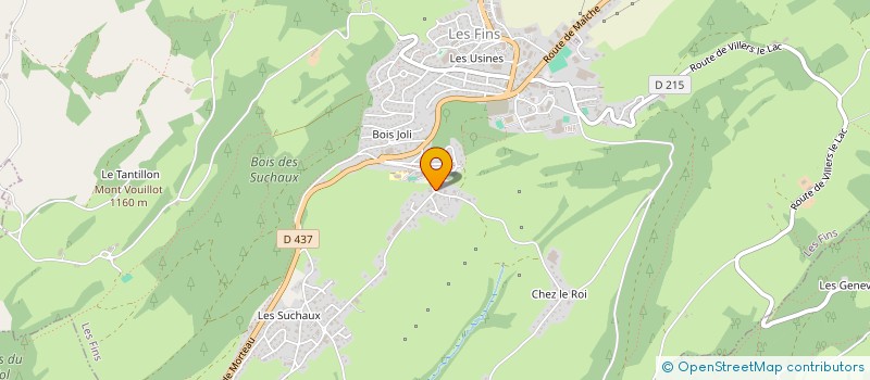 localisation de l'entreprise LOCAFINS  LES FINS