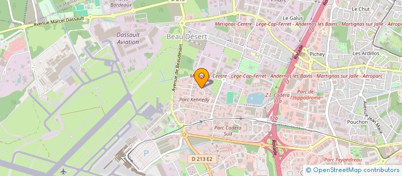 localisation de l'entreprise LOCAFLEET  MERIGNAC