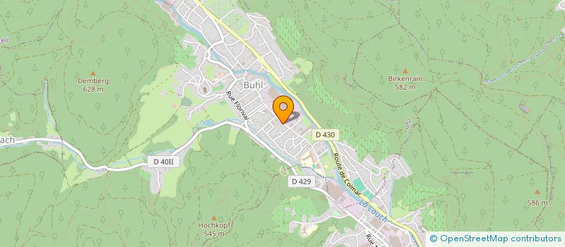 localisation de l'entreprise LOCAFLOR  BUHL