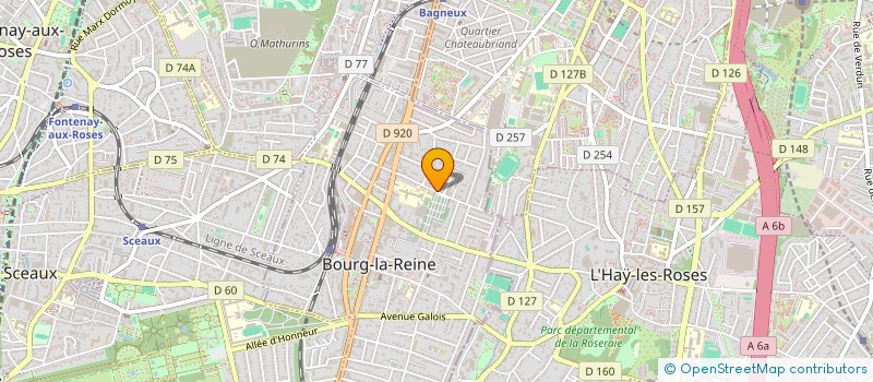 localisation de l'entreprise LOCAFLOX à BOURG-LA-REINE